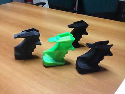 grips made by 3D Print Service (Italy)